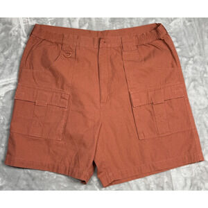 Hook and Tackle Men's Beer Can Cargo Short Size 38 Fishing Outdoors Hiking Golf